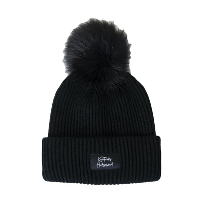 Image de Kentucky Bonnet Pompom Noir