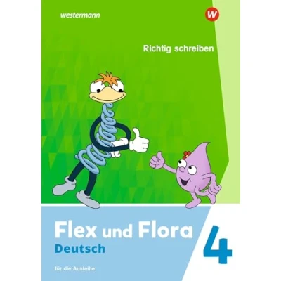 Afbeelding van Flex und Flora 4. Heft Richtig schreiben (Druckschrift) Für die Ausleihe