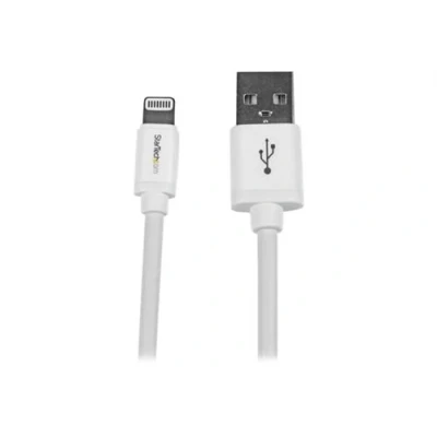 Image de StarTech.com câble Apple Lightning vers USB de 2 m Cordon charge / synchronisation pour iPhone, iPod, iPad M/M Blanc