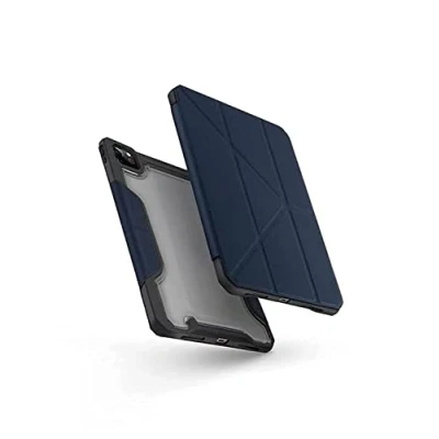 Afbeelding van UNIQ case voor Trexa iPad Pro 11 2021/2020 Antimicrobieel blauw/blauw