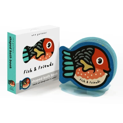 Afbeelding van Wee Gallery Shaped Bath Books Fish and Friends