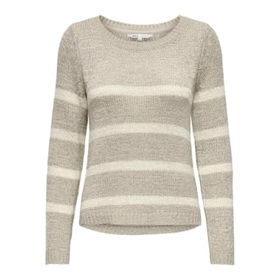 Afbeelding van ONLY Onlgeena Xo L/S KNT Noos Damestrui, Taupe