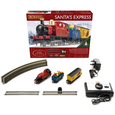 Afbeelding van Santa&#039;s Express Elektrische Treinset schaal 1:76 My Village
