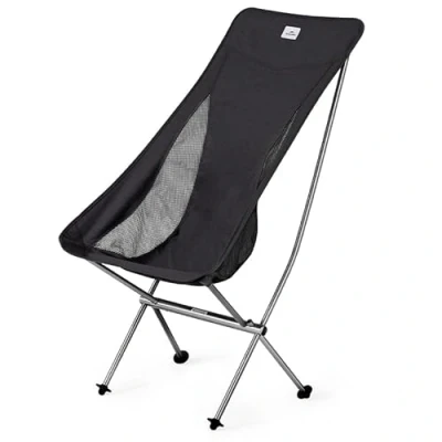 Afbeelding van Naturehike Ultralichte campingstoel, opvouwbare visstoel, belastbaar tot 150 kg, met draagtas, compact, draagbaar, kleine campingstoel voor kamperen, festivals, reizen, picknick, wandelen