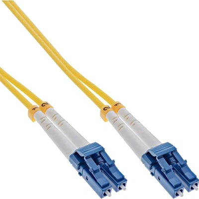 Afbeelding van InLine Glasvezel duplex kabel LC/LC 9/125um, OS2 10m (10 m), Netwerkkabel