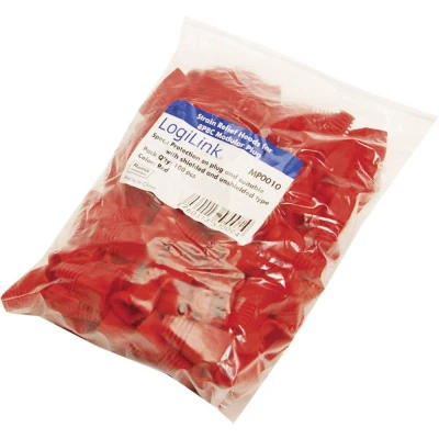Afbeelding van LogiLink MP0010 Knik beveiligingshuls voor RJ45 Rood 100 stuk(s)