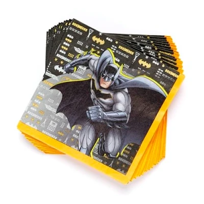 Image de Serviettes Batman 33x33cm 16 pièces