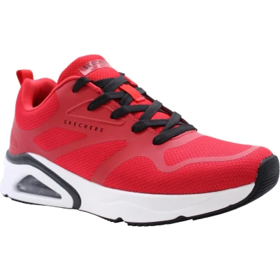 Afbeelding van Skechers Tres Air Uno heren sneaker Rood Maat 43