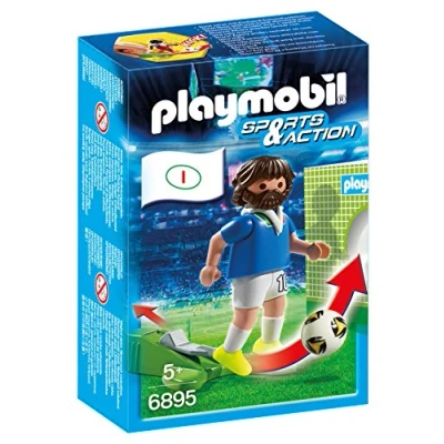 Image de Playmobil Sports &amp; Action 6895 Joueur de foot italien