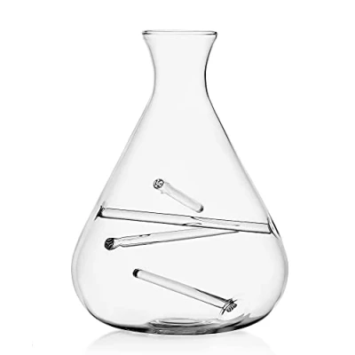 Afbeelding van Ichendorf Milano Decanteer Karaf Converso duurzaam borosilicaatglas 23cm