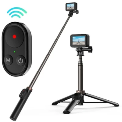 Afbeelding van Telesin Vlog selfie stick voor GoPro met Bluetooth remote en telefoonhouder