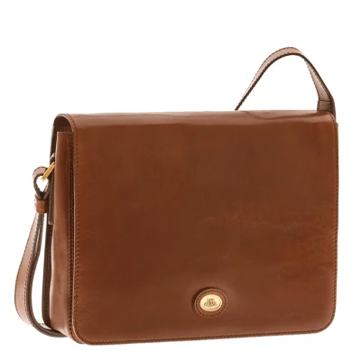 Afbeelding van The Bridge Story Uomo Messenger brown Damestas