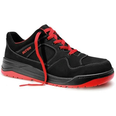Afbeelding van ELTEN Maverick ESD S3 veiligheidsschoenen voor heren, leer, met stalen neus, zwart, maat 44