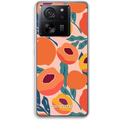 Afbeelding van Case Company® hoesje geschikt voor Xiaomi 13T Pro Perzik Soft Cover Telefoonhoesje Bescherming aan alle Kanten en Schermrand