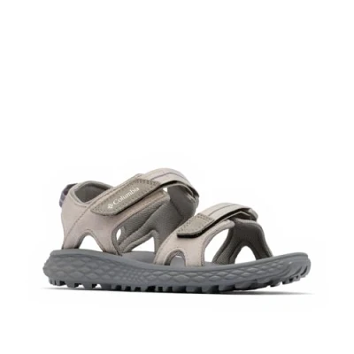 Afbeelding van Columbia Konos Hiker 2 Strap Outdoorsandalen, Dames, Maat: 40, Soft taupe/granite purple Leer en textiel