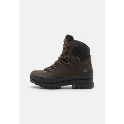 Afbeelding van Hanwag Nazcat II LADY GORE TEX Bergschoenen, Dames, Maat: 40.5, Mocca/black Nubukleer/ textiel