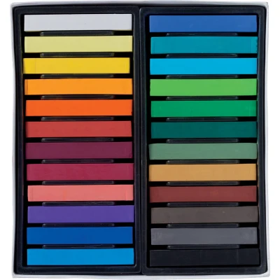 Afbeelding van Talens Art Creation softpastels, doos met 24 stuks in geassorteerde kleuren pastels