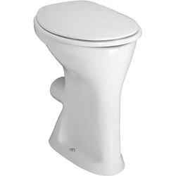 Afbeelding van LAUFEN Albanova staand closet PK wit vlakspoel verhoogd