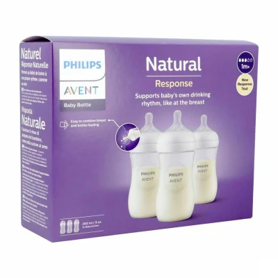 Image de Philips Avent Natural 3.0 Biberon Trio 3x260ml