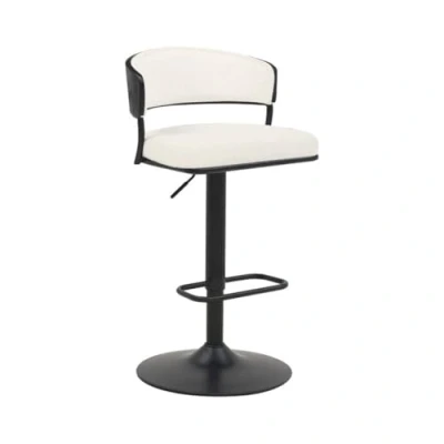 Afbeelding van Kruk Home ESPRIT Wit Metaal 48,5 x 48 83,5 cm