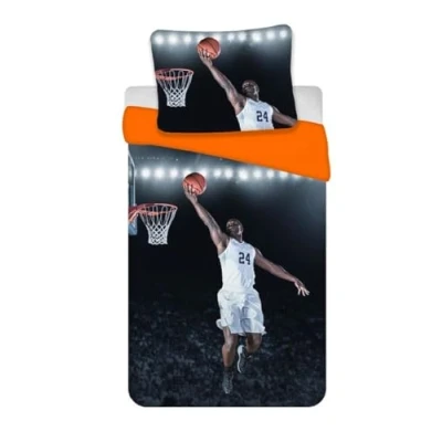 Afbeelding van BrandMac Basketbal beddengoed 135 x 200 cm katoen