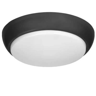 Afbeelding van Miratic Plafondlamp voor 2 x E27 lichtbronnen, vervangbaar, plafondlamp, IP44, slaapkamer, lampen, max. 40 W, wandlamp (zwart)