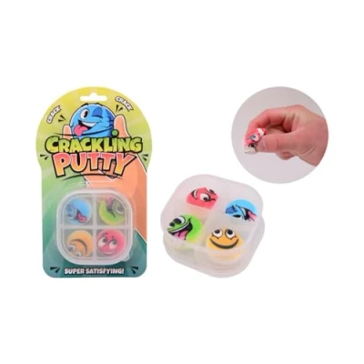 Afbeelding van John Toy Crackling putty in bewaardoosje op kaart