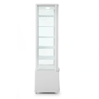 Afbeelding van Hendi Koelvitrinekast 280L, RVS, 52,6(b)x55,6(d)x191,3(h)cm, 233696