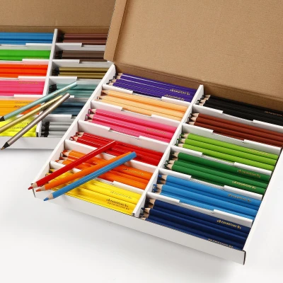 Afbeelding van Colortime kleurpotloden Bulkvoordeel, vulling: 4+5 mm, 24 kleuren