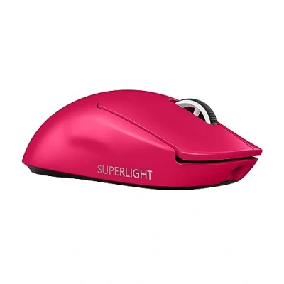 Image de Logitech G PRO X SUPERLIGHT 2 Souris jeux optique 5 boutons sans fil 2.4 GHz récepteur USB LIGHTSPEED rose