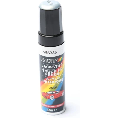 Afbeelding van Motip Auto Lakstift Zilver Metallic 12ml 955335 Originele autokleur codes Voor steenslag en krassen