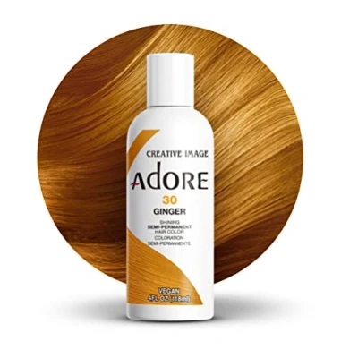 Afbeelding van Adore Shining Semi Permanent Hair Color Ginger 30 haarverf