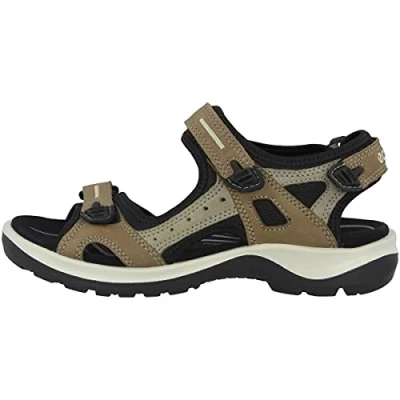 Afbeelding van ECCO Outdoorsandalen, Dames, Maat: 37, Brown Leer en textiel
