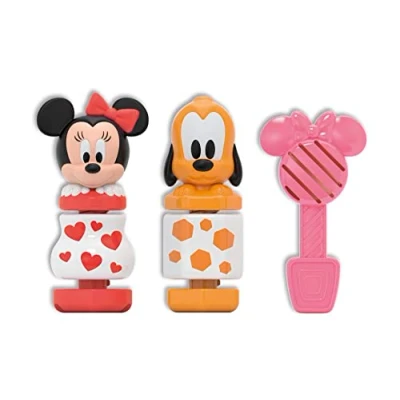Image de Clementoni Construis et joue Minnie &amp; Pluto Jouet bébé pour la motricité