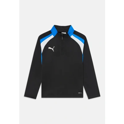 Afbeelding van PUMA IndividualLIGA 1/4 Zip Top Jr Unisex Sporttop Black White Ultra Blue