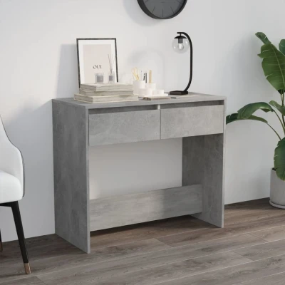 Afbeelding van Wandtafel 89x41x76,5 cm staal betongrijs