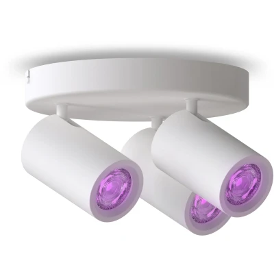 Afbeelding van Calex Smart Plafondlamp 3 Lichts Slimme Opbouwspot Rond Wit