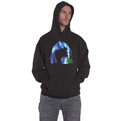 Afbeelding van Billie Eilish Neon Shadow Blue Hoodie/trui 2XL Zwart
