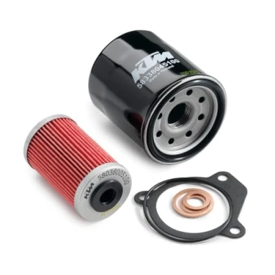 Afbeelding van KTM Oliefilterset OEM 00050000061 640 LC4 Supermoto, Adventure, Enduro, 625 SMC, SCX, Duke II, 660 Rally Factory Replica Bouwjaar 2004 tot 2007