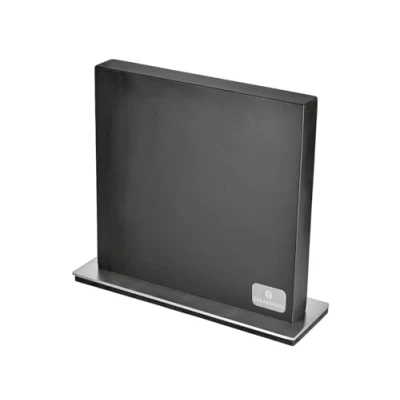 Afbeelding van Zassenhaus 78145 magnetisch messenblok, dubbelzijdig, extra sterke magneet, massief rubberhout, zwart gelakt
