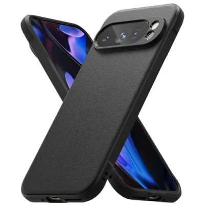 Afbeelding van Ringke beschermhoes compatibel met Google Pixel 9 Pro XL [Onyx], schokbestendig, flexibel, ultradun, zacht, TPU, duurzaam, voor XL, case accessoires, zwart