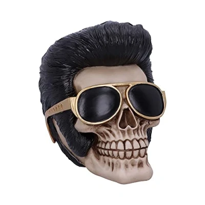 Afbeelding van Nemesis Now Schedels Uh Huh Elvis The King Beeld 17cm