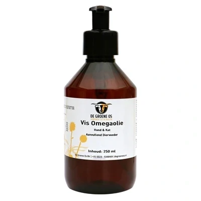 Afbeelding van Groene Os Vis Omega Hond &amp; Kat 250ml