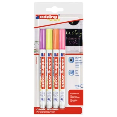 Image de edding Marqueurs à craie 4 pcs Multicolore 4085