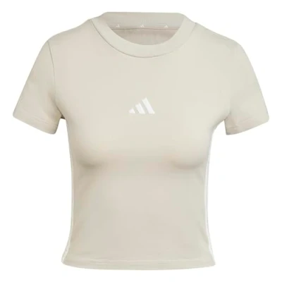 Afbeelding van adidas ESSENTIALS 3 STRIPES SLIM BABY T shirt Gebreid voor dames