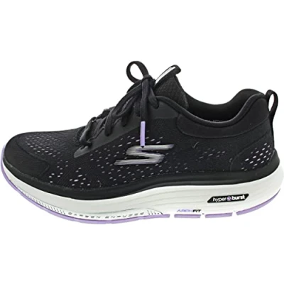 Afbeelding van Skechers go walk rollator, lavendelzwart