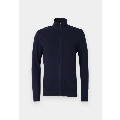 Afbeelding van Selected Homme BERG FULL ZIP B NOOS Vest, Heren, Maat: Small, Navy blazer