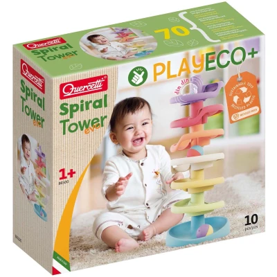 Afbeelding van Quercetti Play Eco Ballentoren, 10dlg.