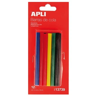 Afbeelding van APLI 941771 10 siliconen strips hete lijm, 7,5 mm
