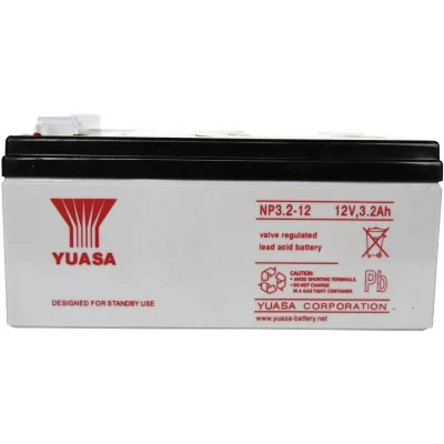 Afbeelding van Yuasa NP3.2 12 Loodaccu V 3.2 Ah Loodvlies (AGM) (b x h d) 134 64 67 mm Kabelschoen 4.8 Onderhoudsvrij